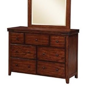 Winners Only Fashion Furniture Fresno Madera Transitional 50 Youth Dresser With Metalwork Corner Brackets