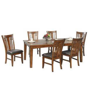 Winners Only Zahara 7 Piece Dining Table and Chair Set