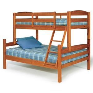 woodcrest futon bunk bed