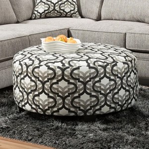 Peak Living 4810 Round Ottoman