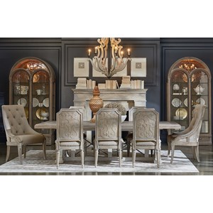 A.R.T. Furniture Inc Arch Salvage Formal Dining Room Group