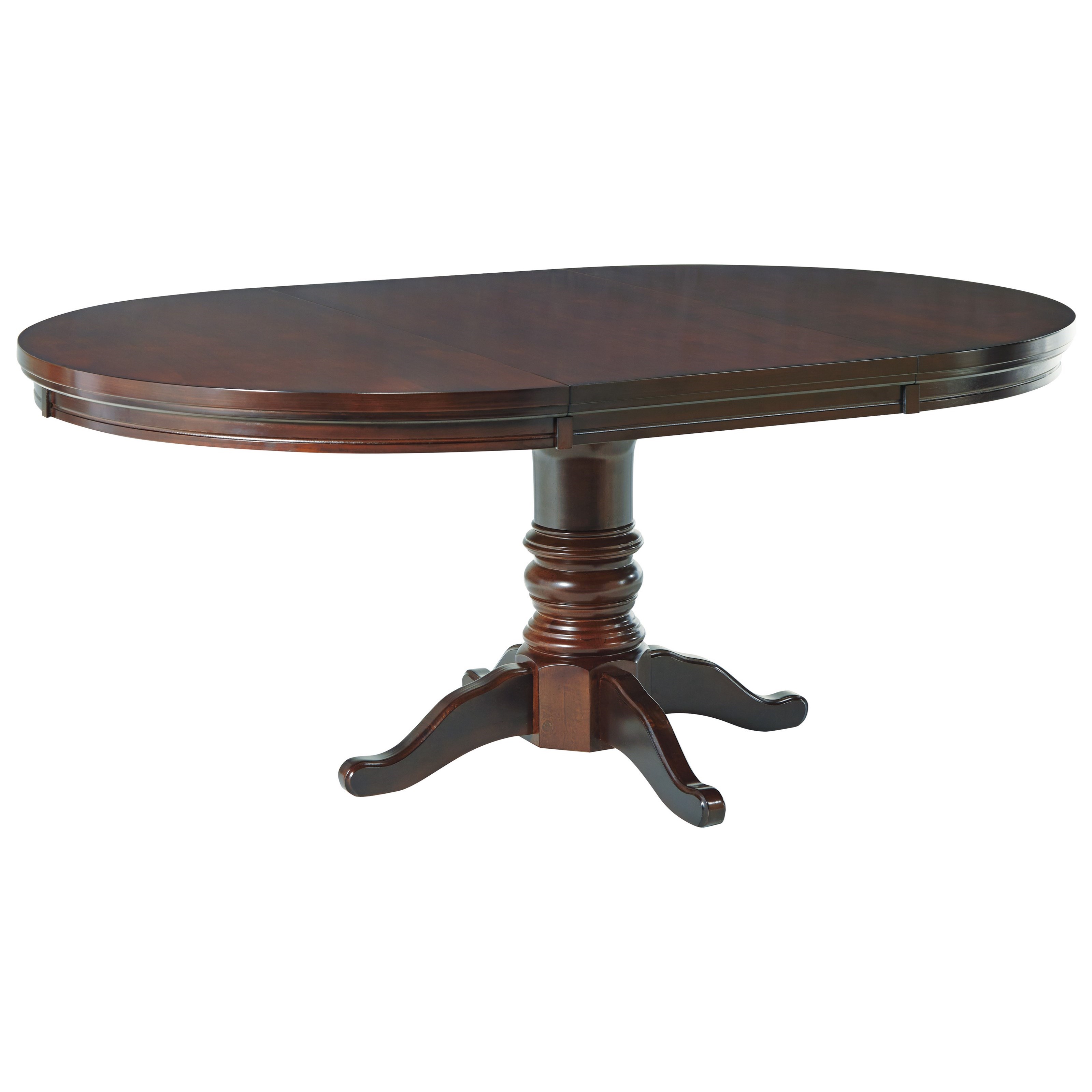 Ashley Furniture Porter Round Dining Room Pedestal Table with Leaf