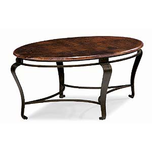 Bernhardt Clark Oval Cocktail Table