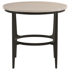 Bernhardt Avondale Round Metal End Table