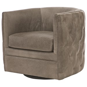 Bernhardt Upholstered Accents Palazzo Swivel Chair