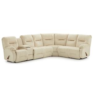 Best Home Furnishings Brinley 2 Power Reclining Sectional Sofa