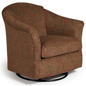 Best Home Furnishings Swivel Glide Chairs Darby Swivel Glider