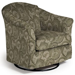 Best Home Furnishings Swivel Glide Chairs Darby Swivel Glider