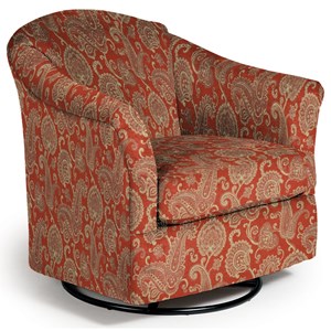 Best Home Furnishings Swivel Glide Chairs Darby Swivel Glider