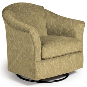 Best Home Furnishings Swivel Glide Chairs Darby Swivel Glider
