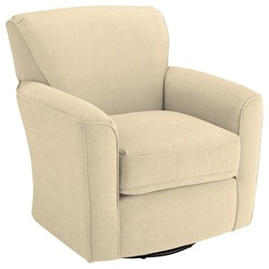 Best Home Furnishings Swivel Glide Chairs Kaylee Swivel Barrel Chair