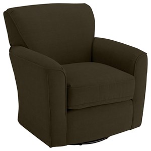 Best Home Furnishings Swivel Glide Chairs Kaylee Swivel Barrel Chair