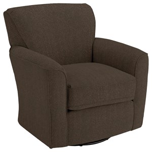 Best Home Furnishings Swivel Glide Chairs Kaylee Swivel Barrel Chair