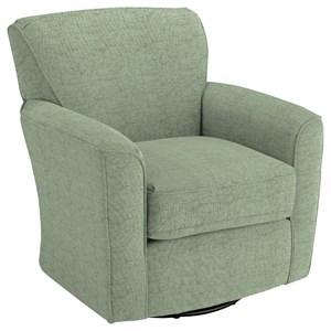 Best Home Furnishings Swivel Glide Chairs Kaylee Swivel Barrel Chair