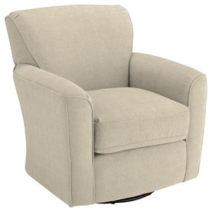 Best Home Furnishings Swivel Glide Chairs Kaylee Swivel Barrel Chair