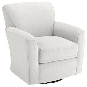 Best Home Furnishings Swivel Glide Chairs Kaylee Swivel Barrel Chair