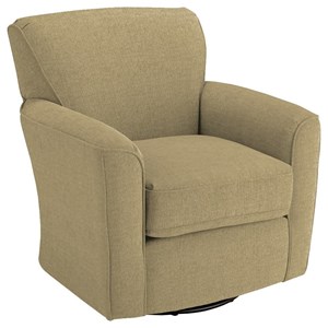 Best Home Furnishings Swivel Glide Chairs Kaylee Swivel Barrel Chair
