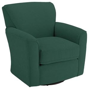 Best Home Furnishings Swivel Glide Chairs Kaylee Swivel Barrel Chair