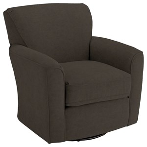Best Home Furnishings Swivel Glide Chairs Kaylee Swivel Barrel Chair