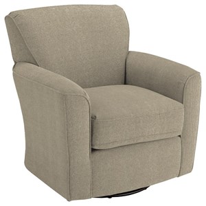 Best Home Furnishings Swivel Glide Chairs Kaylee Swivel Barrel Chair