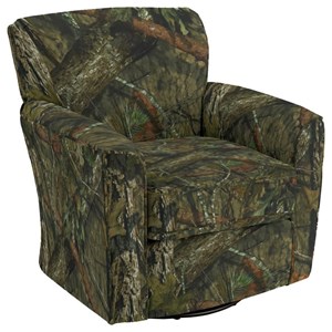 Best Home Furnishings Swivel Glide Chairs Kaylee Swivel Barrel Chair