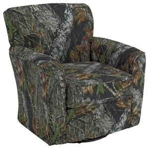 Best Home Furnishings Swivel Glide Chairs Kaylee Swivel Barrel Chair