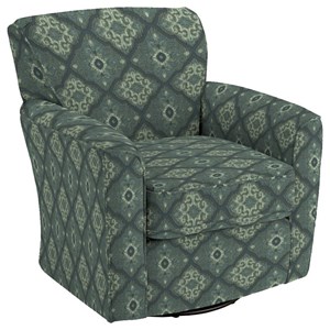 Best Home Furnishings Swivel Glide Chairs Kaylee Swivel Barrel Chair