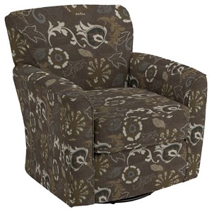 Best Home Furnishings Swivel Glide Chairs Kaylee Swivel Barrel Chair