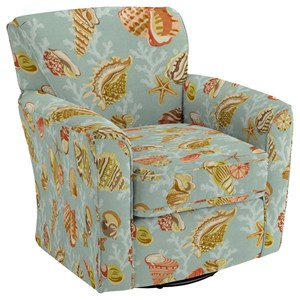 Best Home Furnishings Swivel Glide Chairs Kaylee Swivel Barrel Chair