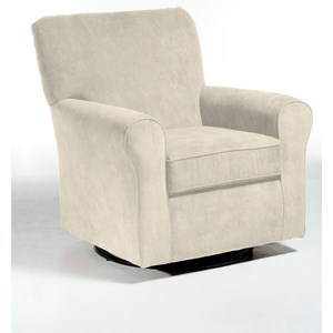 Best Home Furnishings Swivel Glide Chairs Hagen Swivel Glide