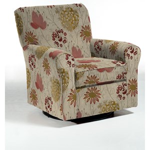 Best Home Furnishings Swivel Glide Chairs Hagen Swivel Glide