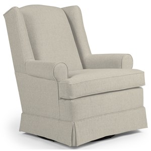 Best Home Furnishings Swivel Glide Chairs Roni Swivel Glider Chair
