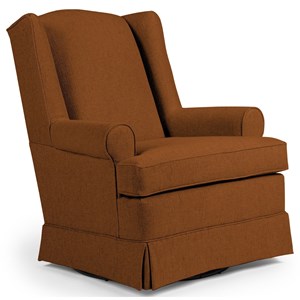 Best Home Furnishings Swivel Glide Chairs Roni Swivel Glider Chair