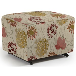 Best Home Furnishings Kacey Ottoman W/ Glider Base