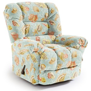 Best Home Furnishings Medium Recliners Seger Wallhugger Recliner