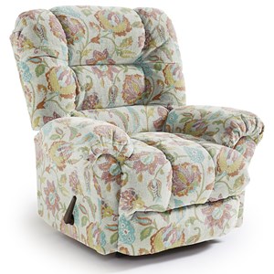 Best Home Furnishings Medium Recliners Seger Wallhugger Recliner