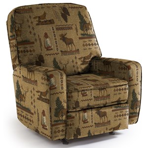 Best Home Furnishings Medium Recliners Bilana Swivel Glider Recliner