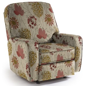 Best Home Furnishings Medium Recliners Bilana Swivel Glider Recliner
