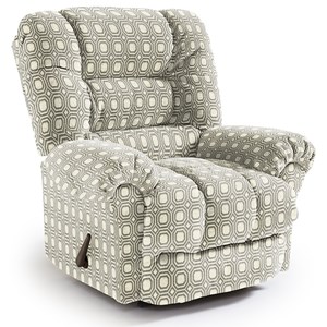 Best Home Furnishings Medium Recliners Seger Wallhugger Recliner