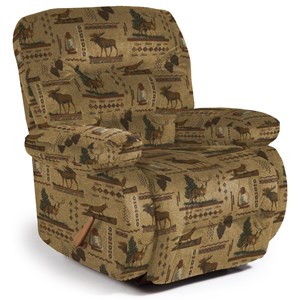 Best Home Furnishings Medium Recliners Maddox Space Saver Recliner