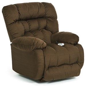 Best Home Furnishings Medium Recliners Plusher Swivel Glider Recliner