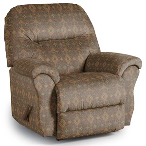 Best Home Furnishings Medium Recliners Bodie Rocker Recliner