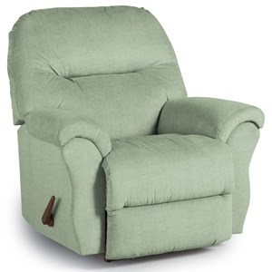 Best Home Furnishings Medium Recliners Bodie Rocker Recliner