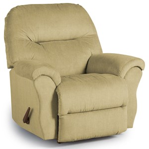 Best Home Furnishings Medium Recliners Bodie Rocker Recliner