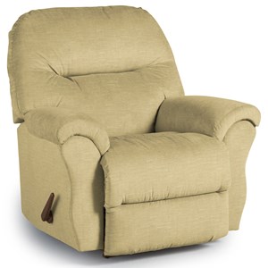 Best Home Furnishings Medium Recliners Bodie Rocker Recliner