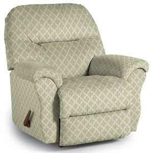 Best Home Furnishings Medium Recliners Bodie Rocker Recliner