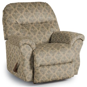 Best Home Furnishings Medium Recliners Bodie Rocker Recliner
