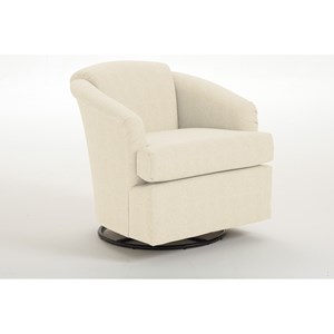 Best Home Furnishings Swivel Barrel Chairs Cass Swivel Barrel Chair