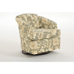 Best Home Furnishings Swivel Barrel Chairs Cass Swivel Barrel Chair