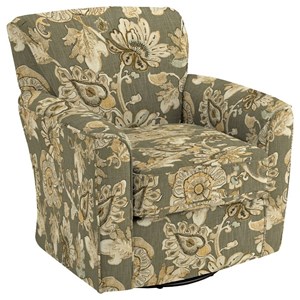 Best Home Furnishings Swivel Barrel Chairs Kaylee Swivel Barrel Chair